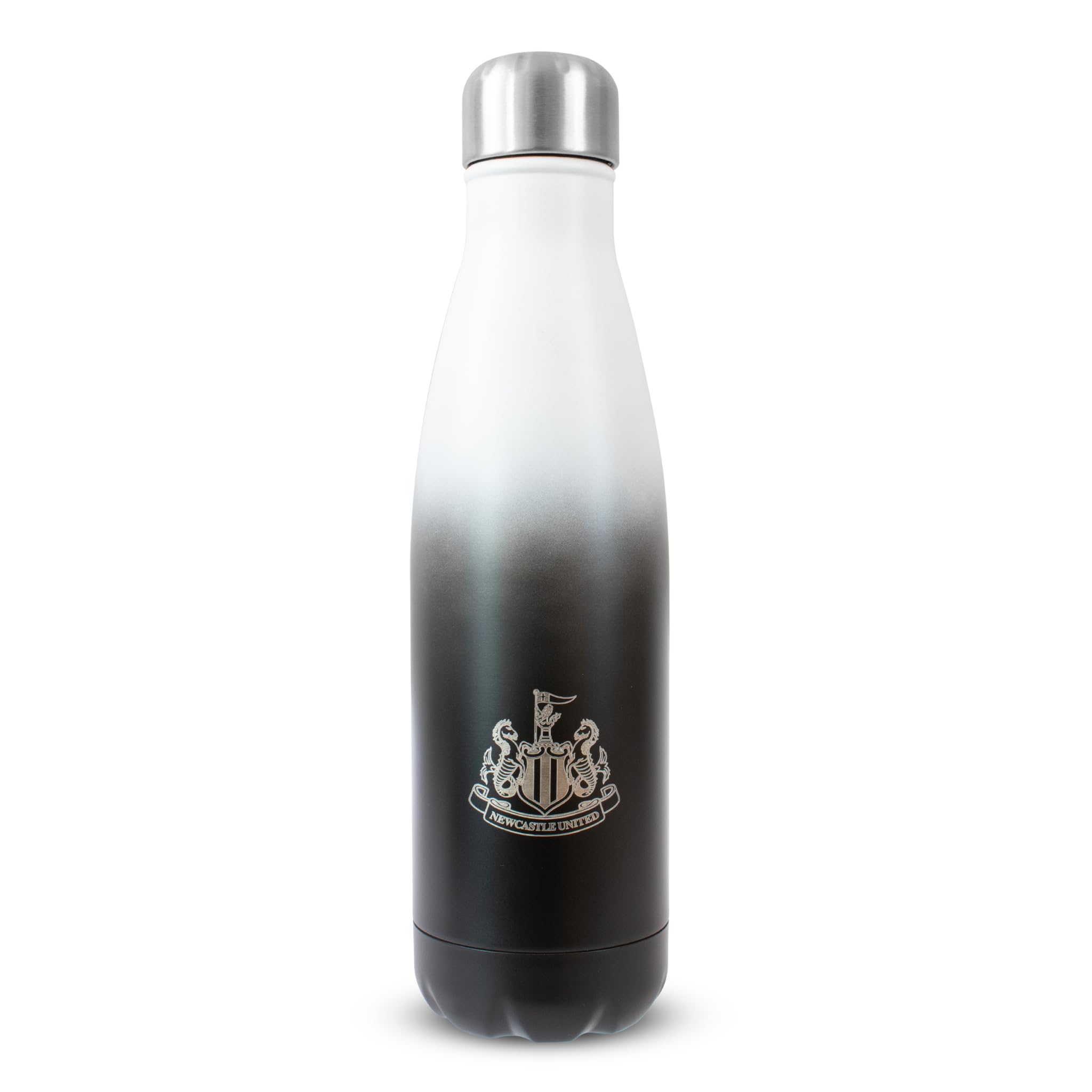 Hy-Pro Officially Licensed Newcastle United F.C. Thermal Bottle - Stainless Steel, Double Wall, Vaccum Flask, Fade Design, Lightweight, Leakproof