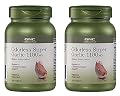 GNC Herbal Plus Odorless Super Garlic 1100mg -- 2 Bottles each of 100 Vegetarian Tablets