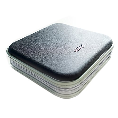 40 CD/VCD/DVD Case Binder Portable Hard Plastic Disc Container Black - Thumbnail 5