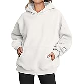Jeqeocafy Women's Oversized Hoodie Fleece Sweatshirt Long Sleeve Shirts Pullover with Pocket 2026 Outfits Clothes