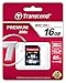 Transcend 16GB SDHC Class 10 Flash Memory Card Up to 30MB/s (TS16GSDHC10)