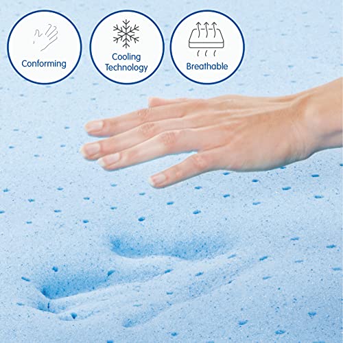 Vibe Gel Memory Foam Mattress, 12Inch CertiPURUS Certified BedinaBox, King, White Pricepulse