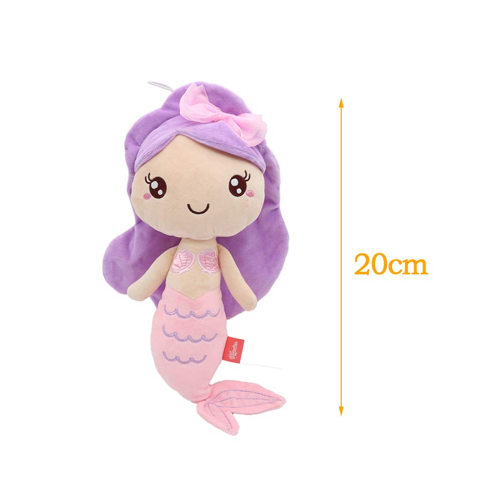 muñeca sirena con luz