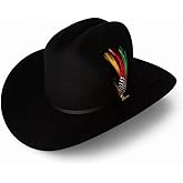 Men's Texana Morcon 20X Estilo Sinaloa Western Cowboy Felt Hat - Black
