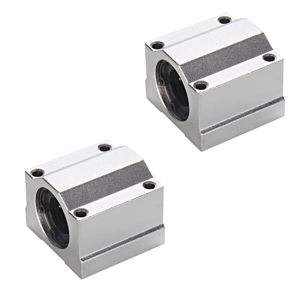 iYueMps 2pcs Linear Ball Bearings SCS8UU linear slide Block 8mm Bore Dia for CNC 3D Printer