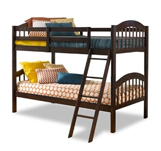Storkcraft Long Horn Solid Hardwood Twin Bunk Bed Espresso Twin