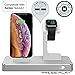 PRESS PLAY Charging Dock for Apple Watch & iPhone (Apple Certified), ONEDock Power Station w/Built-in Original Apple Lightning Connector for Docking, Made for Series, 5,4,3,2,1, AirPods, iPod