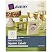 Avery Printable Blank Square Labels, 2
