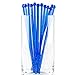 Glitter Swizzle Sticks, 25 Retro Plastic Beverage Stirrers, 6