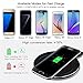 Qi Wireless Charger LUXSURE Qi Wireless Charging Pad 10W Compatible with Samsung Galaxy S10/S9/S8/Note9/Note8, 7.5W Compatible with iPhone XR/XS/X/8, 5W Compatible with All Qi-Enabled Phones (Black)