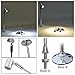 Xking 4-Pack Dimmable LED 1.5W Mini Spotlights Pole Jewelry Showcase Display Lighting Fixture Surface Mount with Online PWM Dimmer (Base B,8.3