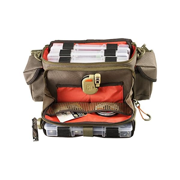 Wild-River-by-CLC-WT3505-Tackle-Tek-Mission-Lighted-Convertible-Tackle-Bag-with-Four-PT3500-Trays-Small