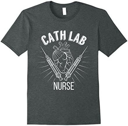 Men's Cath Lab Nurse Shirt XL Dark Heather