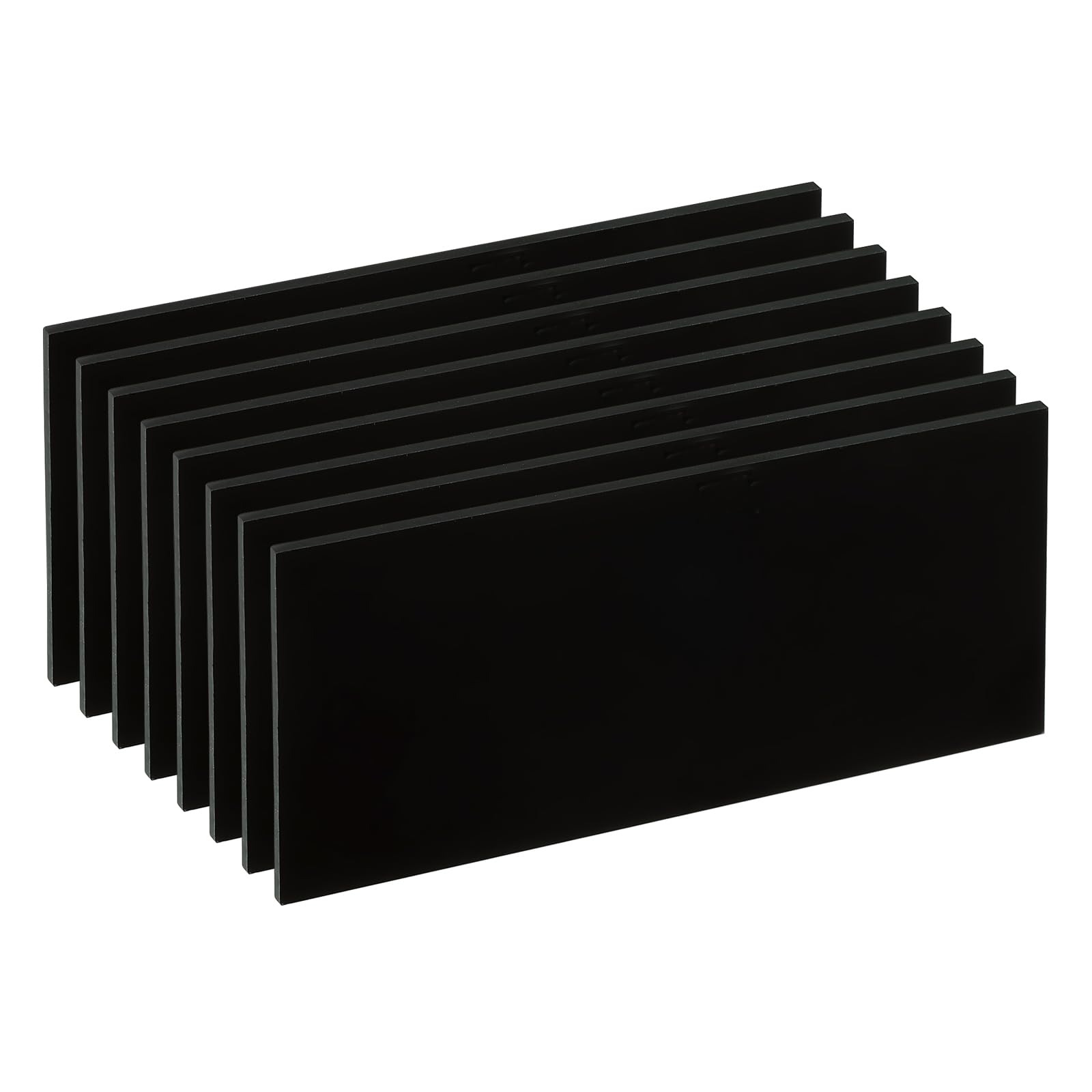 PATIKIL Welding Len Shade 7 Glass 4.25"x 2", 8 Pack Hardened Glass Black Darkening Filter Plates Covers Replacement for Weld Helmet Hood