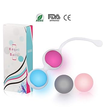 Xyggoo Kegel Balls Exercise Weight For Women Bladder Control Vaginal Pelvic Floor Exercises Tighteningsilicone Ben Wa Balls Training Setbeginners