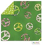 Funkins Cloth Napkin/Placemat for Kids: Save the World! Green Peace