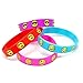 Big Mo's Toys Emoji Silicone Bracelets Party Favors - Pinata / Goody Bag Fillers For Every Event - 36 Pieces