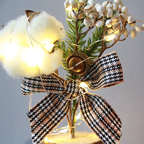 Beyonds Christmas Tree Ornament + LED Light Battery Operated Lights for Garden Bedroom Lawns Christmas Indoor & Outdoor Decoration, Home Terrace Party Bar Decor - Thumbnail 4