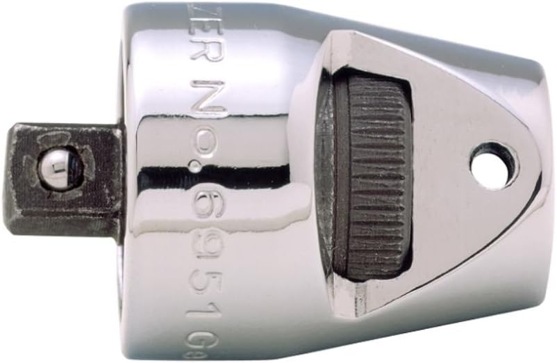 Bahco 6951 Ratchet Adaptor with 60 Teeth/6 Degree Action Angle, Grey, 1/4-Inch