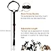 iBuddy Dog Seat Belt Car Headrest Restraint for Medium/Large Dogs, Adjustable Dog Seat Belt Harness for Car with Dual Safe Hook and Elastic Durable Nylon Dog Safety Belt for Vehicle