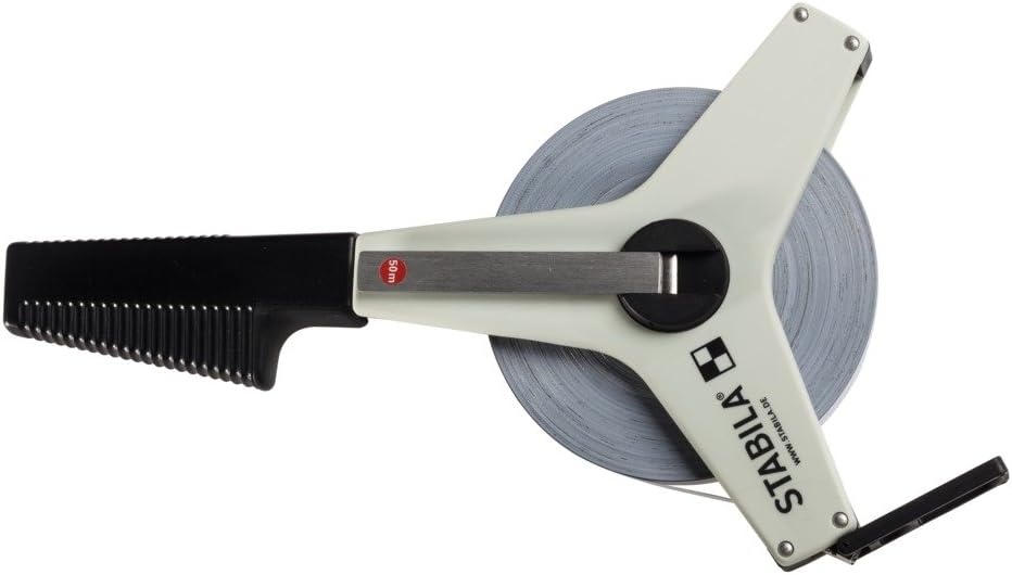 Stabila 10711/6 50 m x 13 mm"Type BM 42" Open-Frame Measuring Tape - Yellow/Black