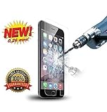 IPHONE 5 5C 5S SE Screen Protector Tempered Glass Ultra Clear 99.9% Transparency World's Thinnest (0.26mm) 9H Hardness laser cut Max Screen Protection