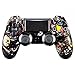eXtremeRate Scary Party Bomb Front Housing Shell Faceplate for Playstation 4 PS4 Slim PS4 Pro Controller (JDM-040)