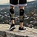 Mava Sports Calf Compression Sleeve Support for Men and Women - Perfect Shin Sleeve for Gym Workout, Running, Leg Cramps,Pain Recovery, Shin Splints and Sore Muscles (Gold, X-Large)