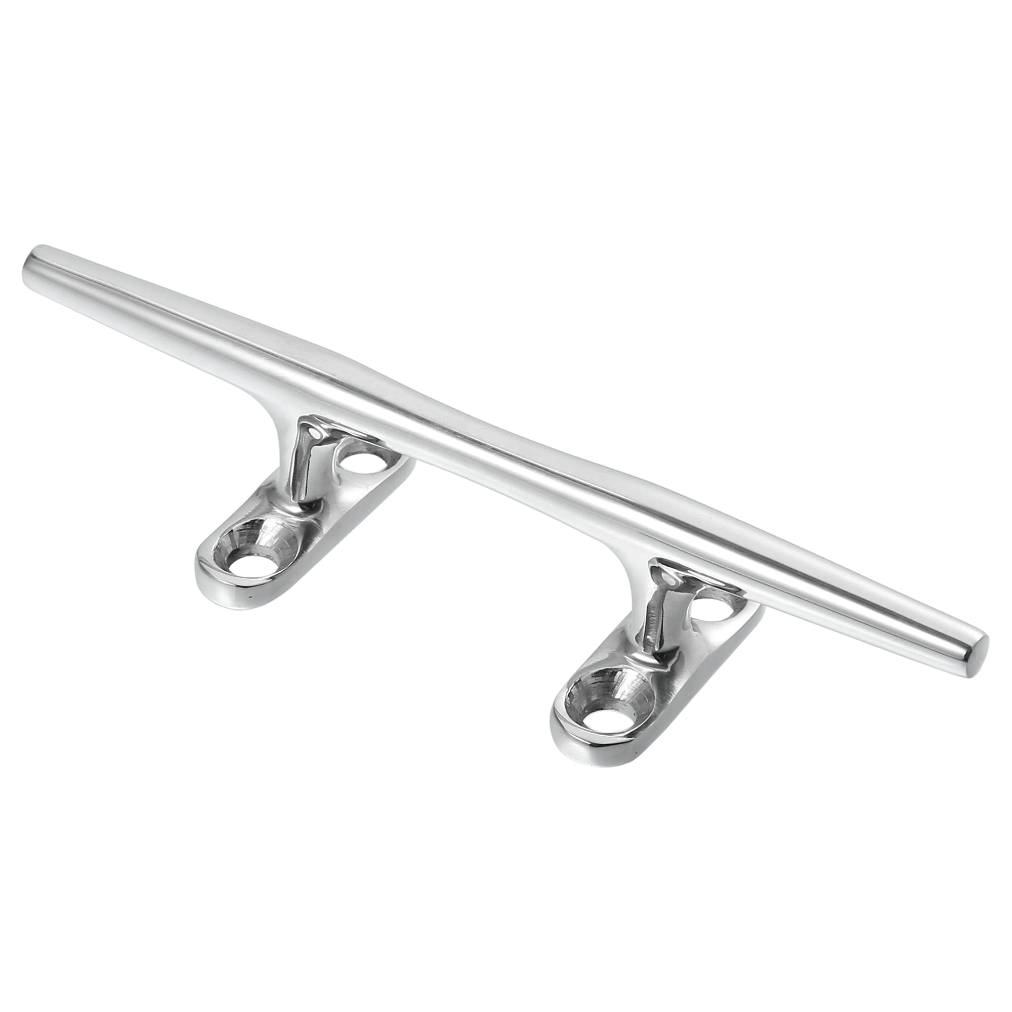 X AUTOHAUX 6 Inch Stainless Steel Flagpole Cleat Hook Boat Deck Rope Cleats