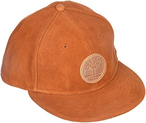 Timberland Men s Suede Flat Brim Hat, Rust, One Size Timberland Men s Suede Flat Brim Hat, Rust, One Size