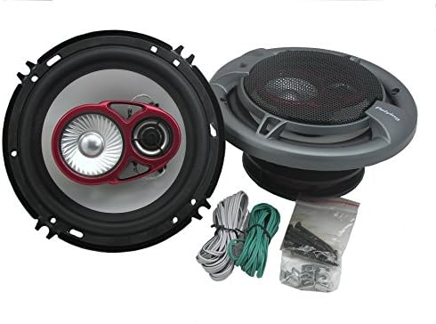 Peiying Two 6,5" 100W Car Speakers Pair Audio Stereo 3-way Coaxial Clean Balanced Sound