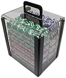Trademark 1000 Chip Capacity Clear Carrier Chip (Clear)