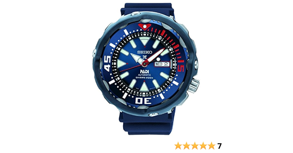 SEIKO MEN'S 51MM BLUE SILICONE BAND STEEL CASE AUTOMATIC ANALOG WATCH  SRPA83K1 : Amazon.com.au: Clothing, Shoes \u0026 Accessories