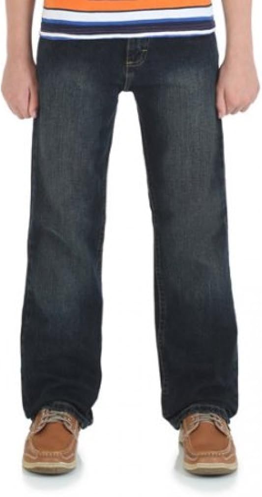 Wrangler Boys Slim Classic Straight Leg Jeans Size 16