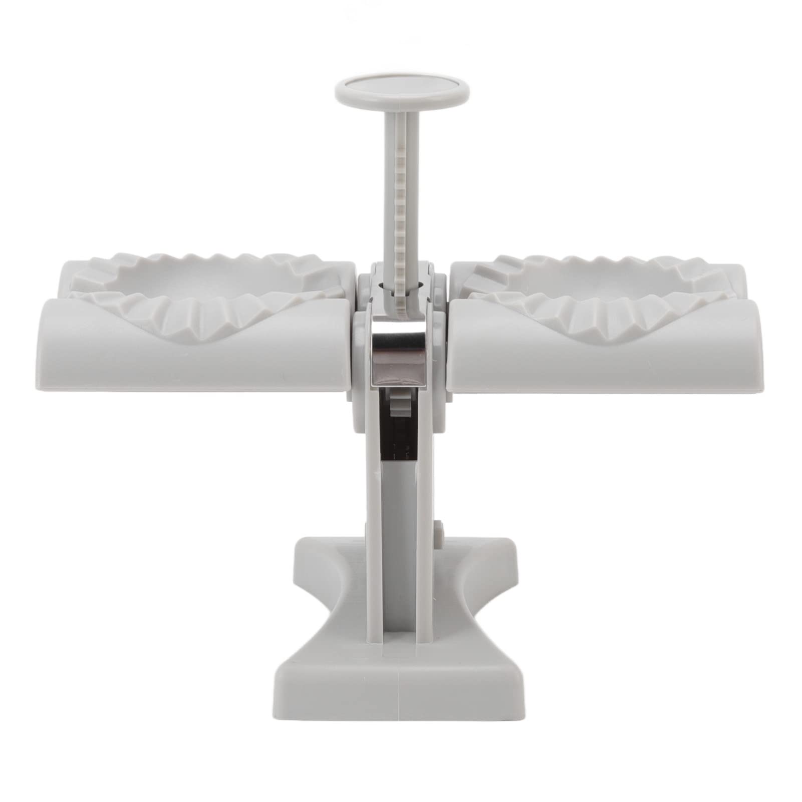 Automatic Dumpling Maker Mold Manual Ravioli Press Machine Dumpling Press Set Double Heads Mold Maker for Home Kitchen