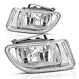 AUTOSAVER88 Fog Lights For Honda Odyssey 1999 2000 2001 2002 2003 2004 (Clear Lens with Bulbs & Wiring Harness)