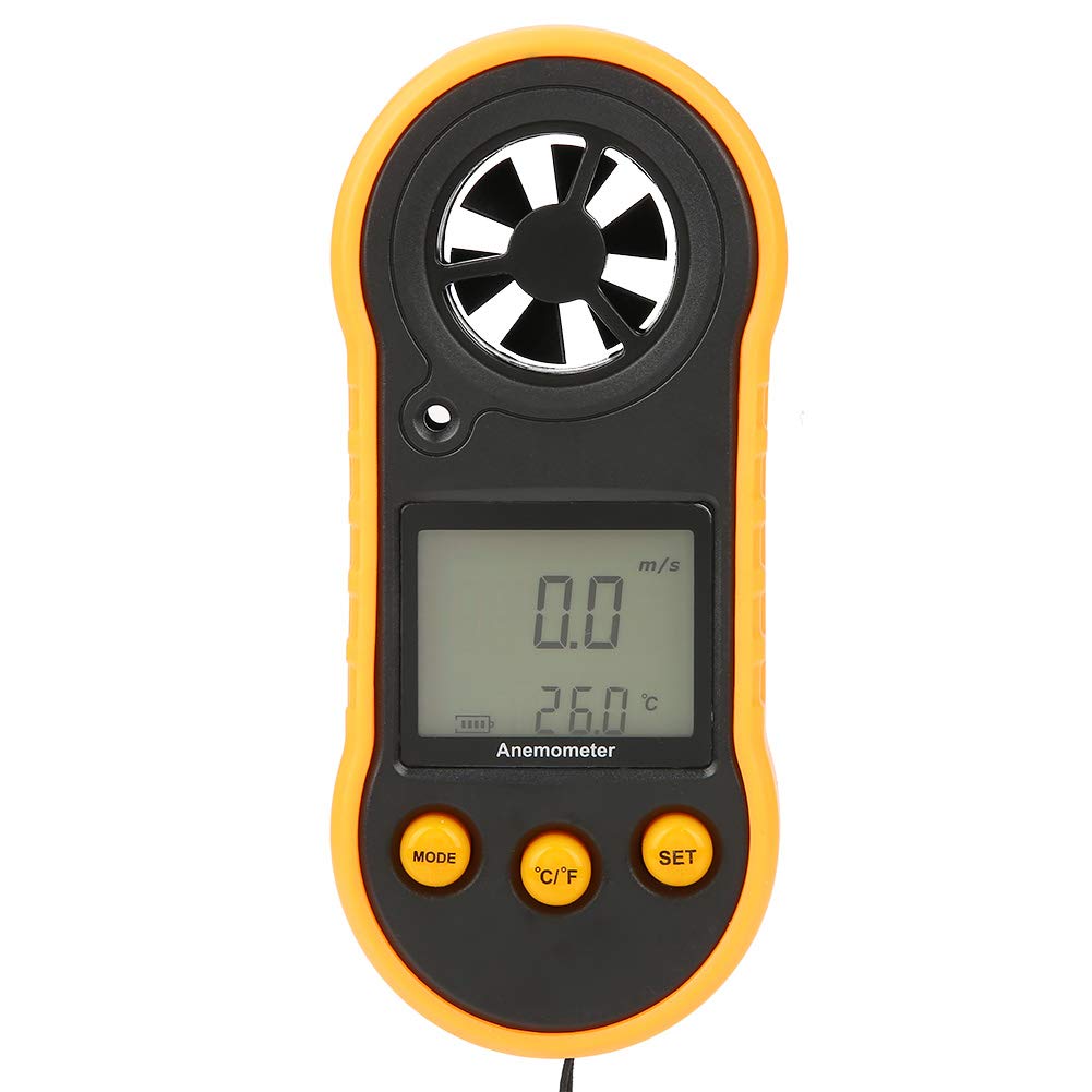 Digital Anemometer, GM818 LCD Handheld Wind Speed Meter for Air Speed