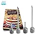 Whipper Injector Cream Tips 4 Set, Whip Dispenser Infusers: Make Delicious Filled Pastries! Stainless Steel Pastry Filler Whipping Siphons for Cupcakes, Profiteroles & Injecting Sauce to Meat