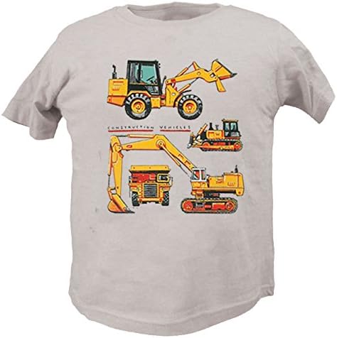 Liberty Graphics Construction Vehicles T-shirt 3T Heather
