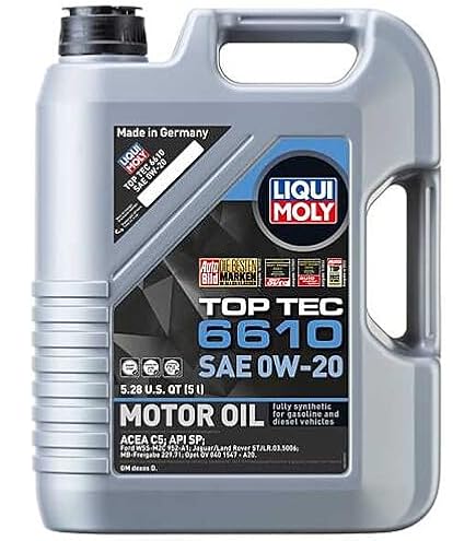 Amazon.com: Fuchs 2 Liter TITAN GT1 FLEX 5 SAE 0W-20 Engine Oil 2