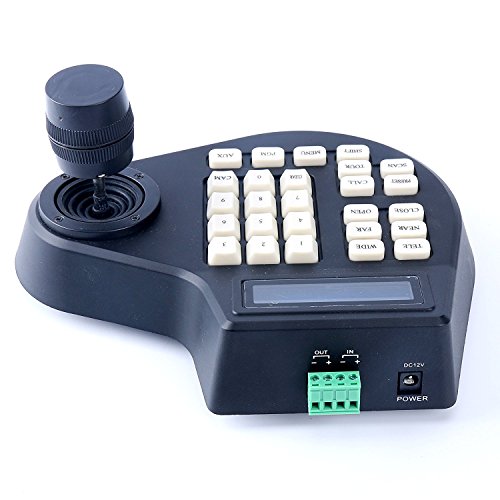 CCTV Joystick Keyboard Controller LCD Display for PTZ Speed Dome Camera