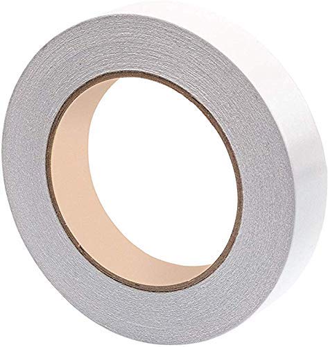 Gocableties Clear Double Sided Tape, 25mm (1”) x 33m, Strong Thin Double Sided Sticky Tape for Craft, Scrapbooking and Mounting Photos, 1 Roll