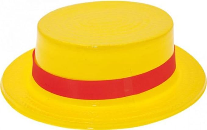 plastic boater hat