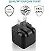 Wall Charger,Amemo Bundle of 3 Universal USB AC/DC 1.0A Travel/ Home Wall Charger Power Adapter with Foldable Plug for iPhone 6s/6s plus,iPad,Samsung Galaxy,Motorola,HTC,Other Smartphones and More