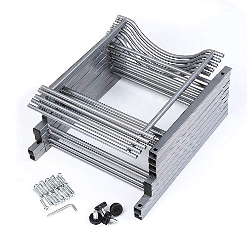 5-Tier Water Bottle Holder Cooler Jug Rack, 5 Gallon Water Bottle Storage Rack Detachable Heavy Duty Chrome Water Bottle Cabby Rack Caddy Carrier with Holder(Ship from US)