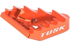 Tusk Brake Pedal Replacement Tip Orange Compatible with KTM 300 XC-W 2019-2025/300 XC 2020-2025/350 SX-F 2016-2025/250 SX-F 2016-2025
