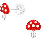 925 Sterling Silver Children's Woodland Stud Earrings