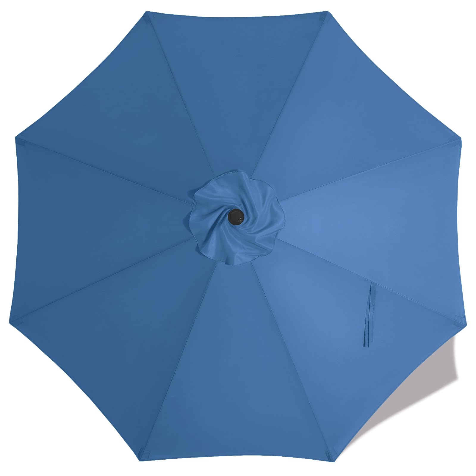 Photo 1 of MASTERCANOPY Patio Umbrella 9 ft Replacement Canopy for 8 Ribs-Dodger Blue Canopy Only