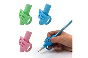 Koabbit - Pencil Grips/Holder for Kids Handwriting, Toddlers/Preschool 2-4 Year learning to Write, Writing aid Grip Tools for Children's Training Pen Holding Posture Correction Tools(3 PACK)