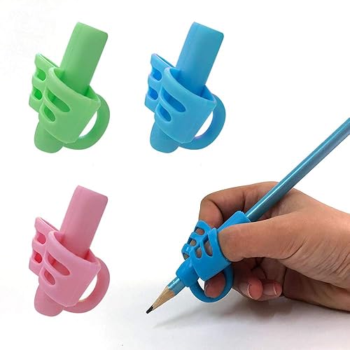 KOABBIT Pencil Grips/Holder for Kids Handwriting, Toddlers/Preschool 2-4  Year learning to Write, Writing aid Grip for Children's Training Pencils, 